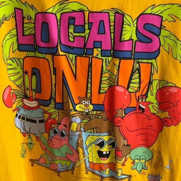 NWOT SPONGE BOB mens tank in size large - Picture 3 of 8